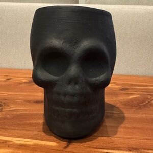 West Elm Terracotta Skull Vase